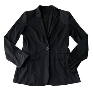 Alex Marie Black One Button Blazer